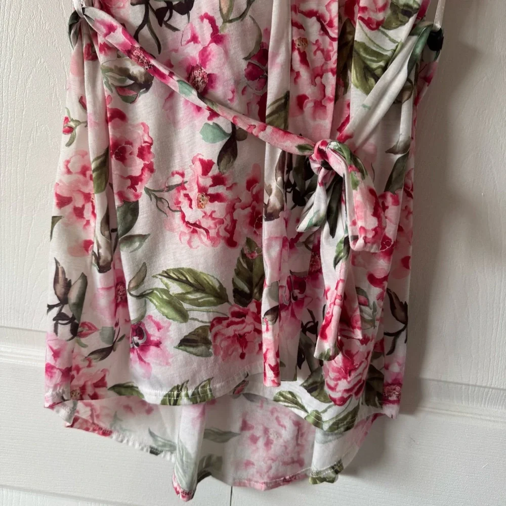 Show Me Your MuMu Floral Robe - Pink and Green